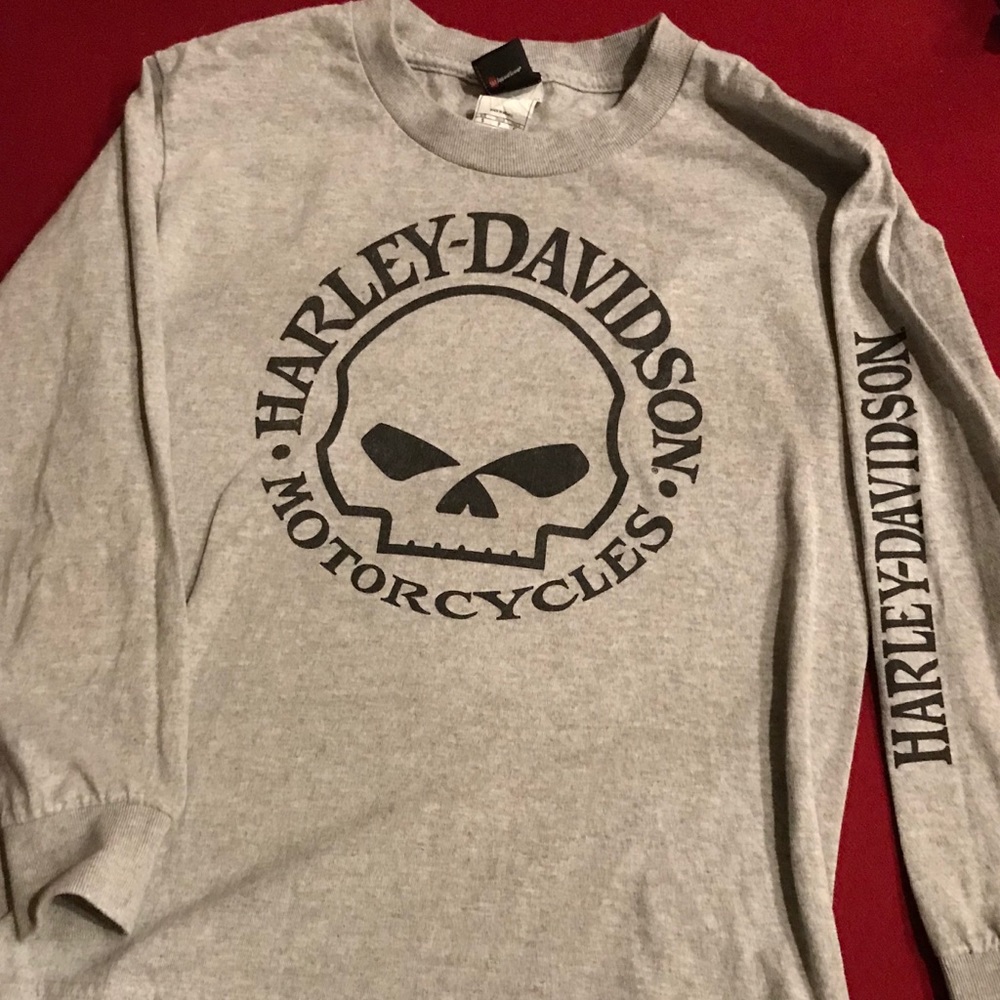 Kids authentic Harley Davidson long sleeved t.